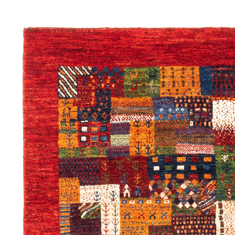 Gabbeh Rug - Loribaft Perser - Royal square  - 123 x 110 cm - multicolored