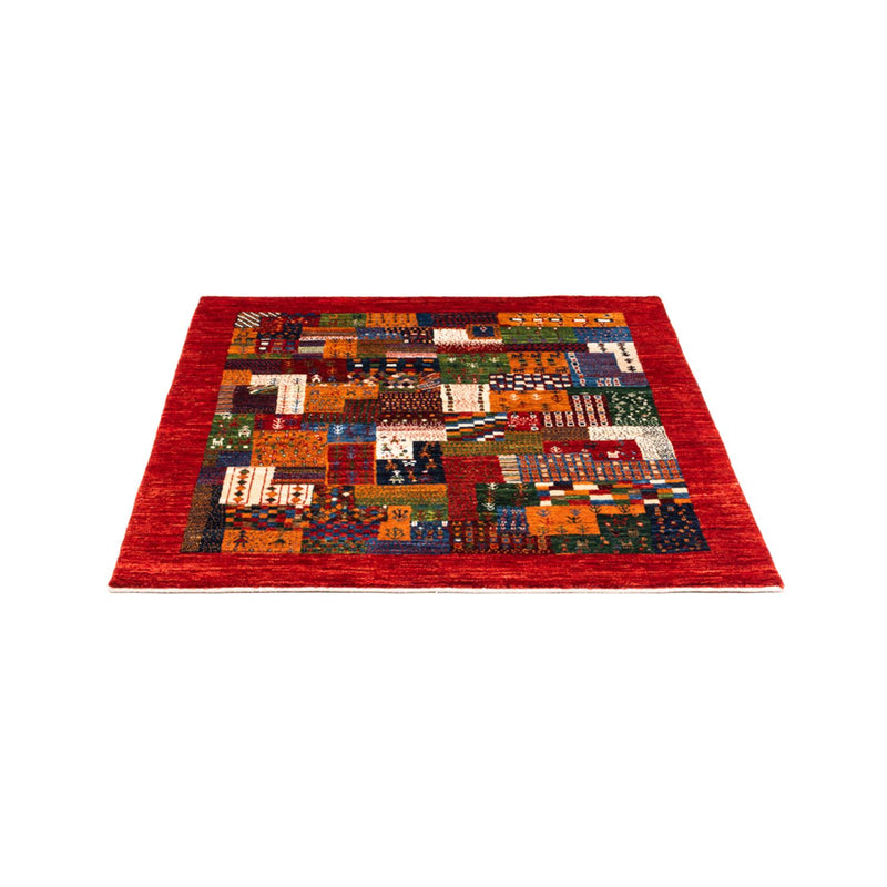 Gabbeh Rug - Loribaft Perser - Royal square  - 123 x 110 cm - multicolored