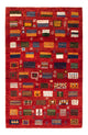 Loribaft Rug 126x84cm - Perserteppich Wollteppich
