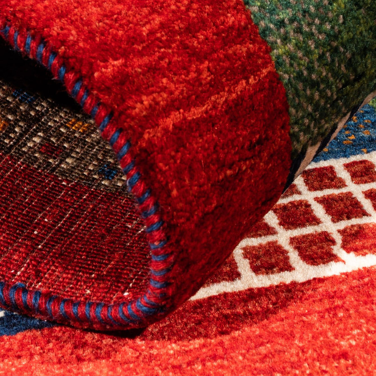 Gabbeh Rug - Loribaft Perser - Royal - 125 x 80 cm - multicolored