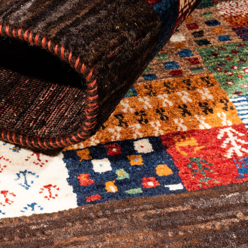 Gabbeh Rug - Loribaft Perser - Royal - 128 x 86 cm - multicolored