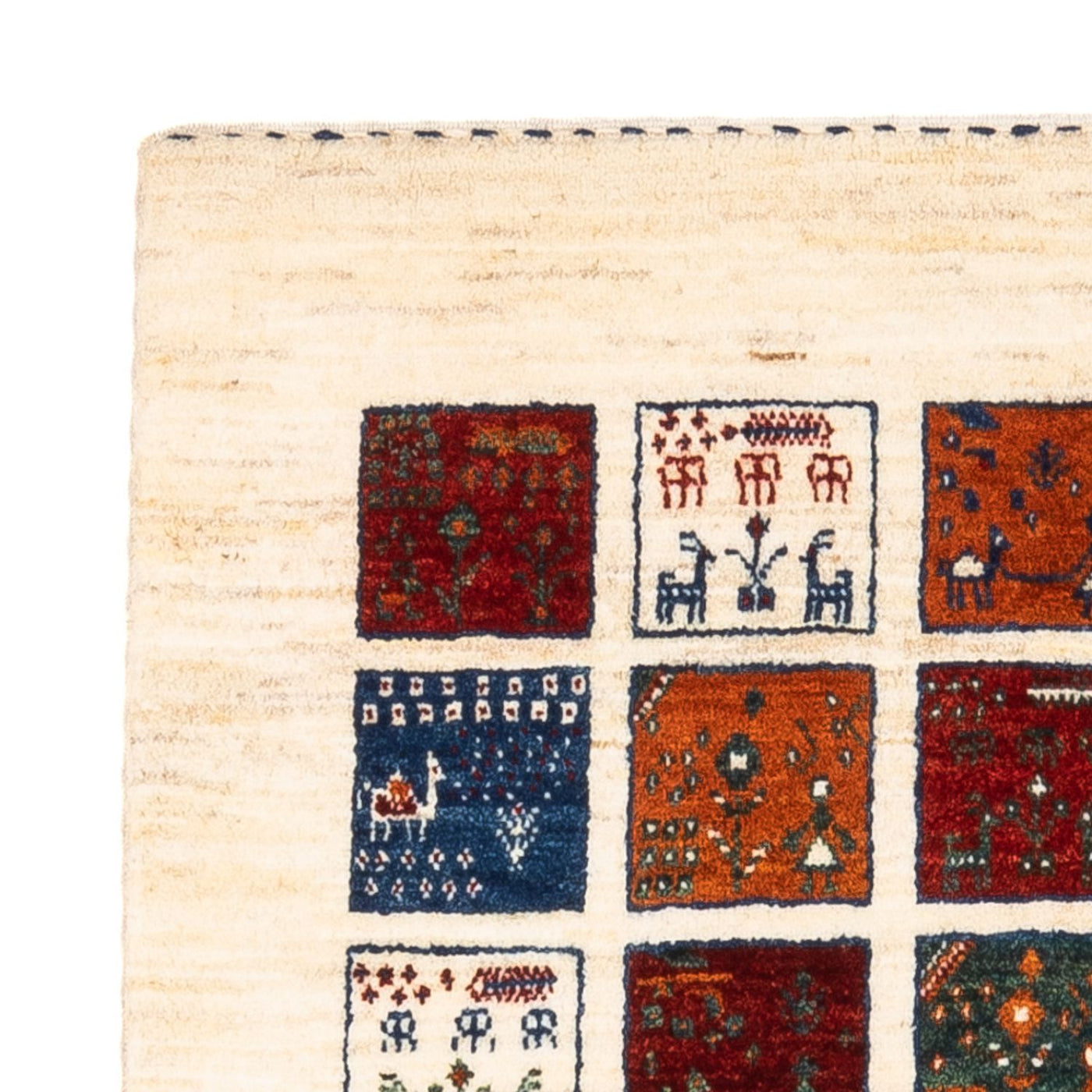 Loribaft Rug 132x84cm - Perserteppich Wollteppich