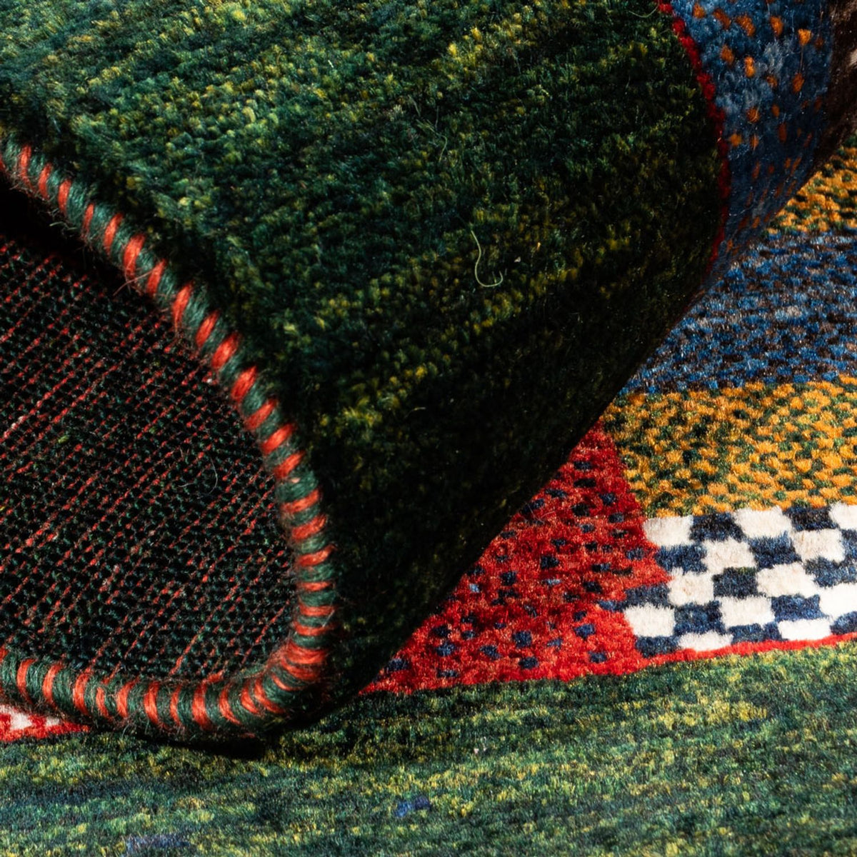 Gabbeh Rug - Loribaft Perser - Royal - 135 x 83 cm - multicolored