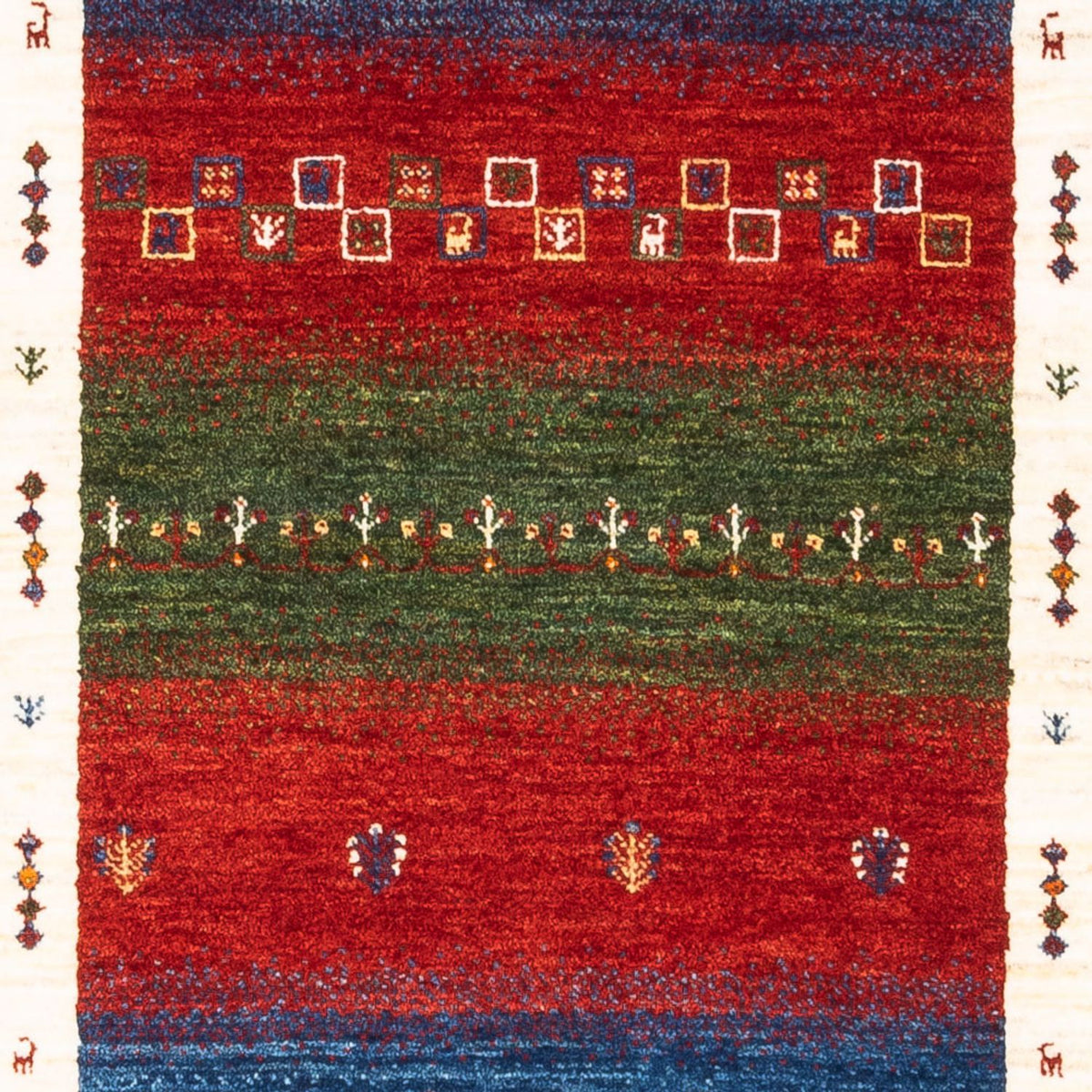 Gabbeh Rug - Loribaft Perser - Royal - 122 x 82 cm - multicolored