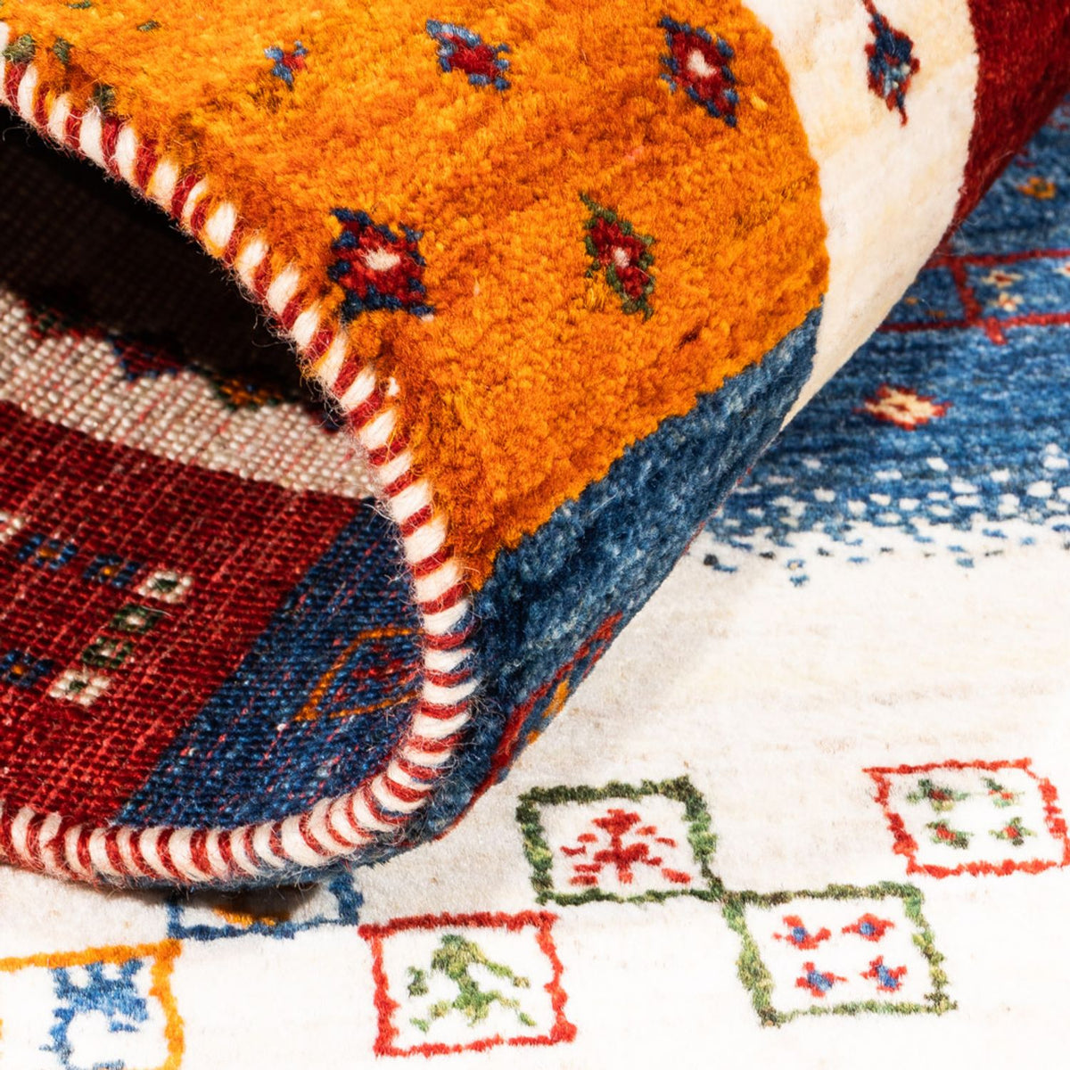 Gabbeh Rug - Loribaft Perser - Royal - 122 x 82 cm - multicolored