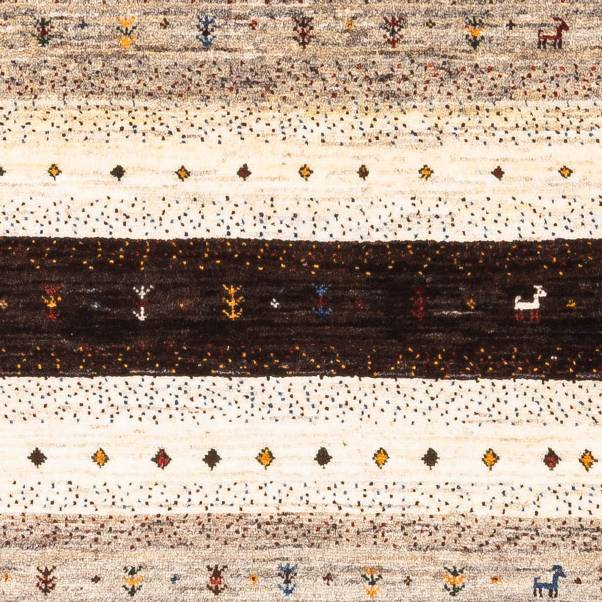 Gabbeh Rug - Loribaft Perser - Royal - 121 x 84 cm - multicolored