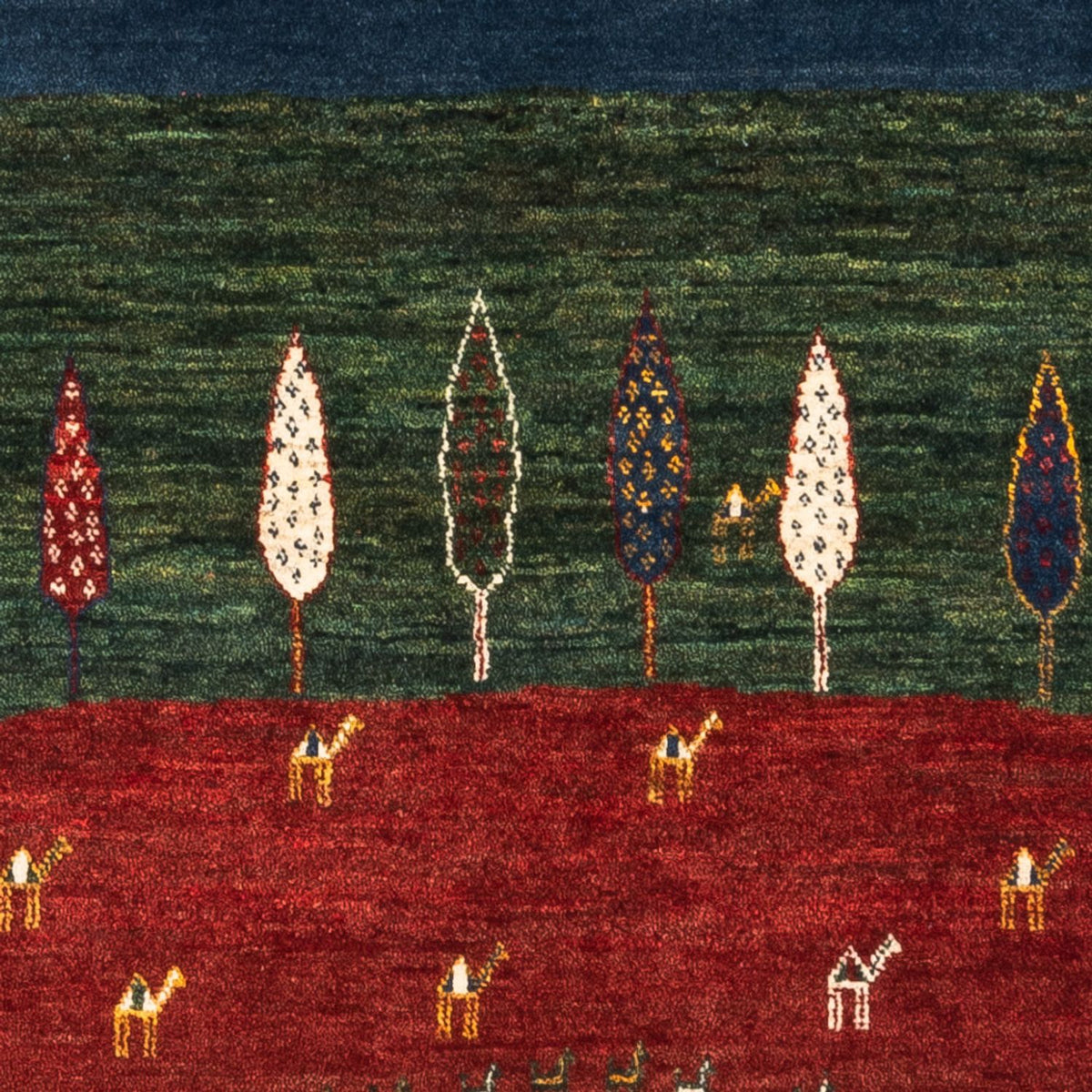 Gabbeh Rug - Loribaft Perser - Royal - 122 x 83 cm - multicolored