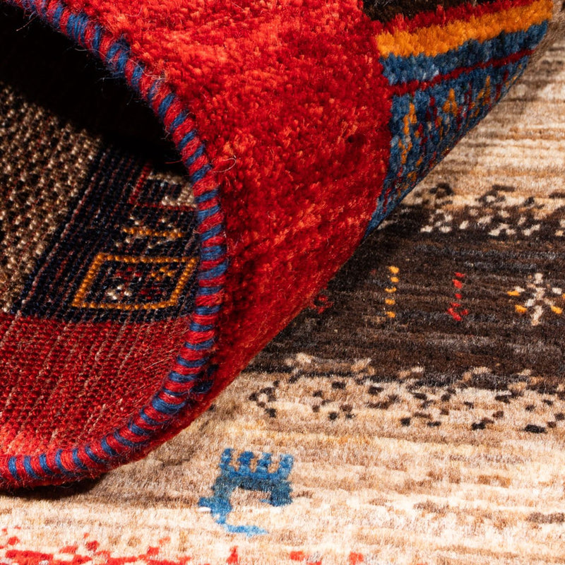 Gabbeh Rug - Loribaft Perser - Royal - 130 x 87 cm - grey