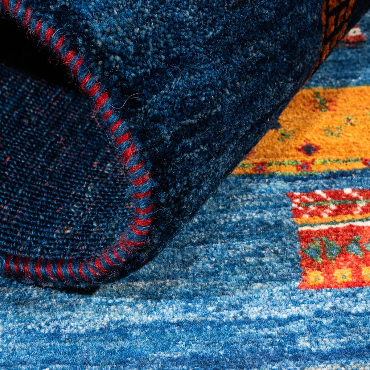 Gabbeh Rug - Loribaft Perser - Royal - 123 x 86 cm - multicolored