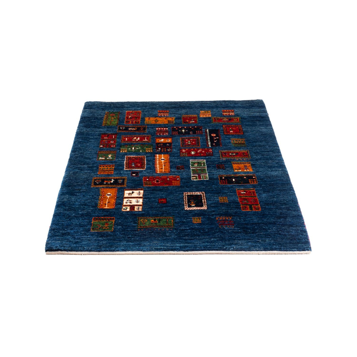 Gabbeh Rug - Loribaft Perser - Royal - 123 x 86 cm - multicolored