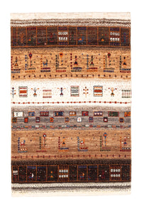 Gabbeh Rug - Loribaft Perser - Royal - 124 x 85 cm - multicolored