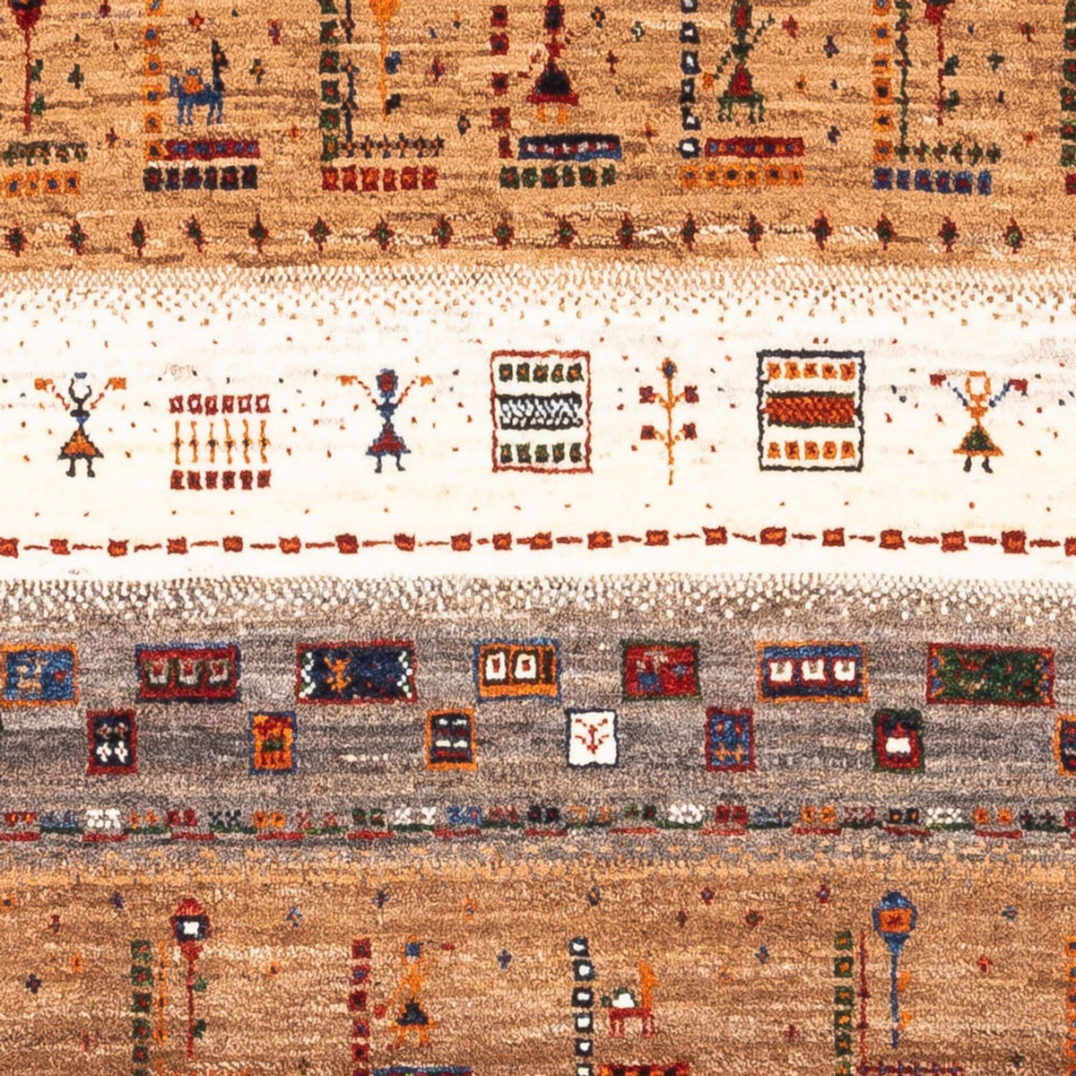 Gabbeh Rug - Loribaft Perser - Royal - 124 x 85 cm - multicolored