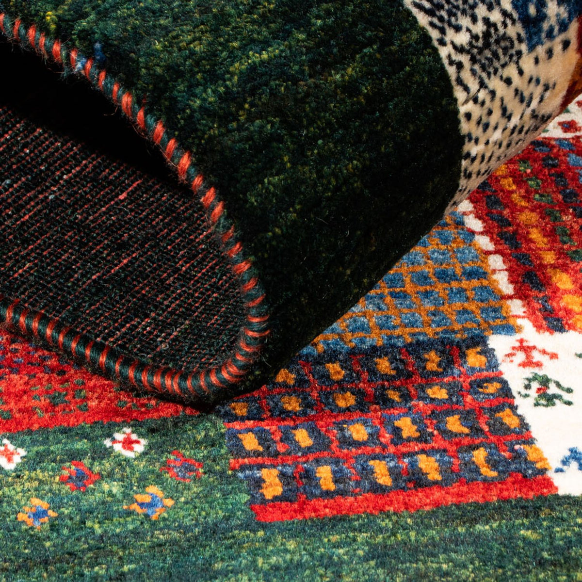 Gabbeh Rug - Loribaft Perser - Royal - 133 x 83 cm - multicolored