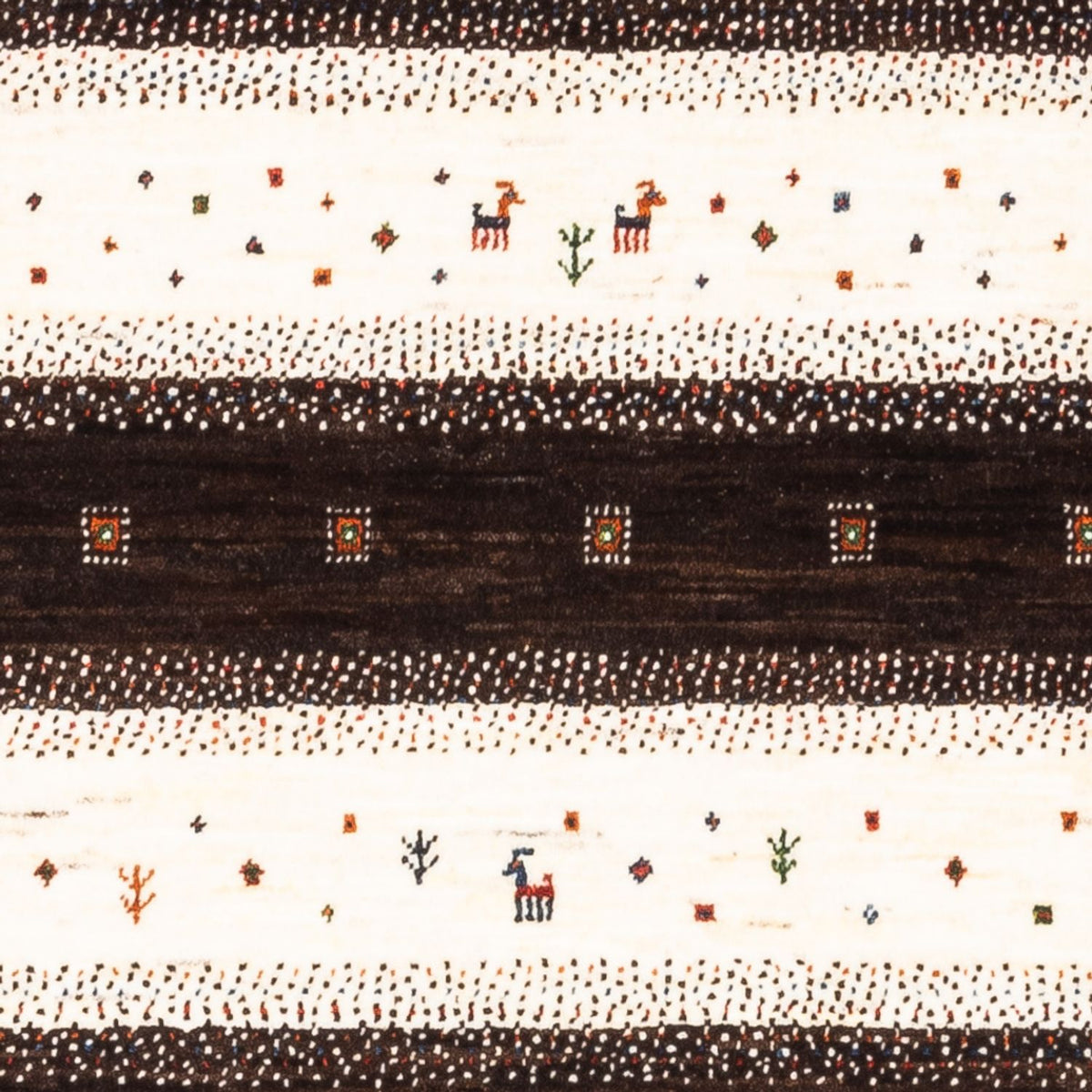 Gabbeh Rug - Loribaft Perser - Royal - 136 x 84 cm - multicolored