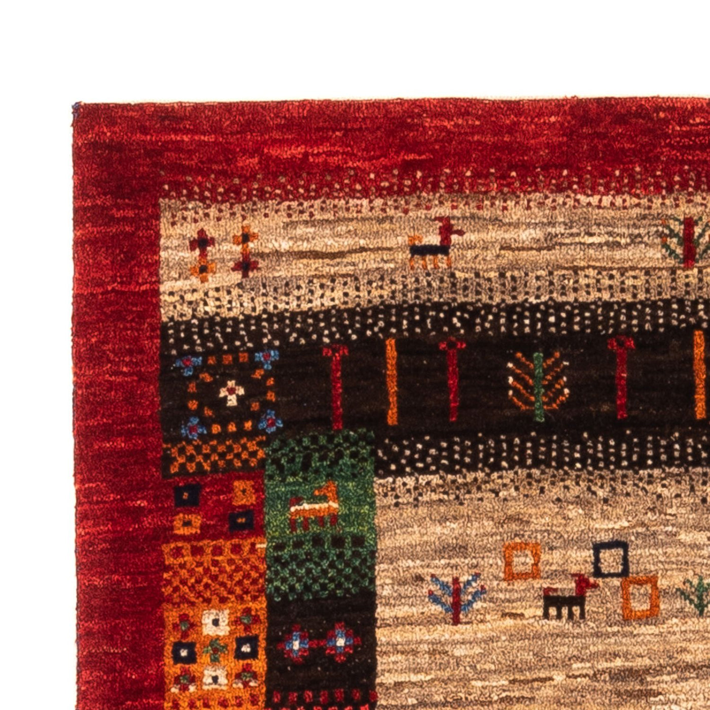 Loribaft Rug 125x87cm - Perserteppich Wollteppich