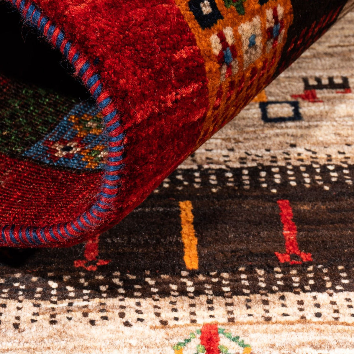 Gabbeh Rug - Loribaft Perser - Royal - 125 x 87 cm - multicolored