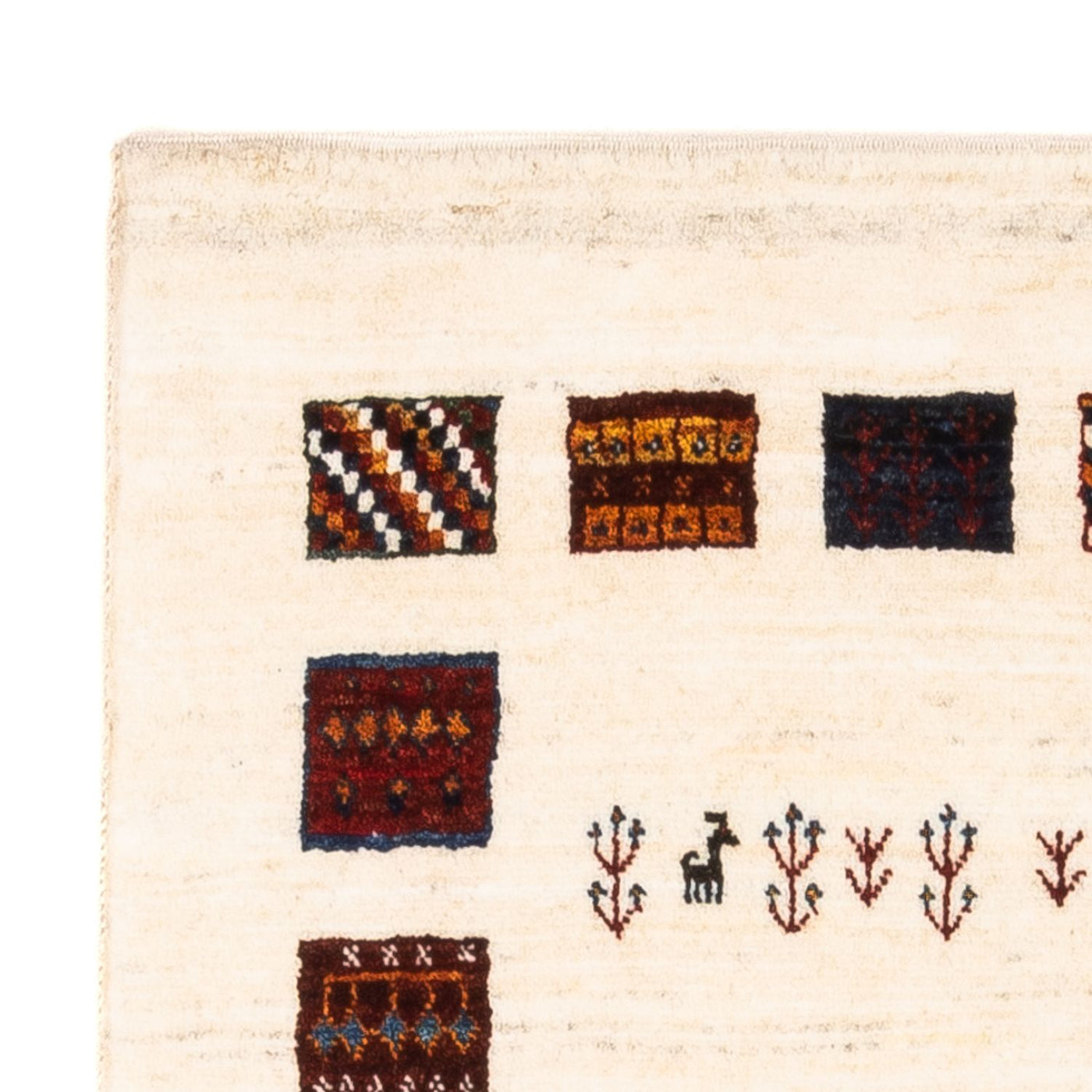 Loribaft Rug 132x84cm - Perserteppich Wollteppich