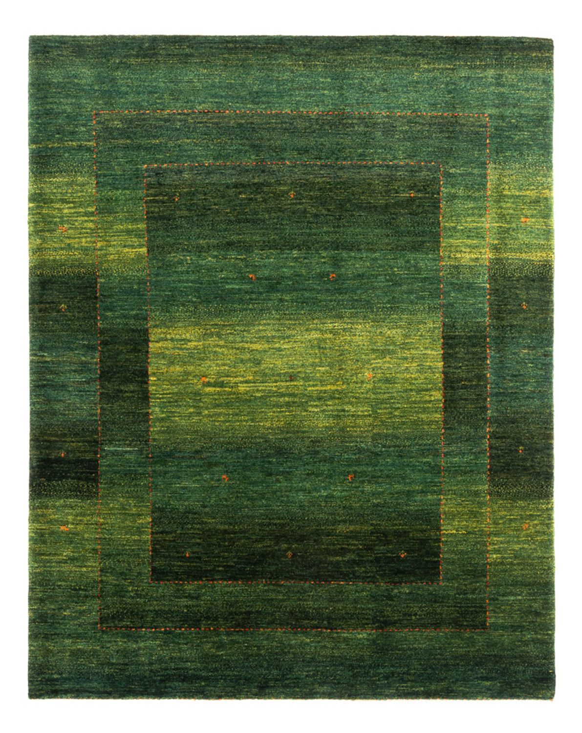 Gabbeh Rug - Loribaft Perser - 191 x 153 cm - green