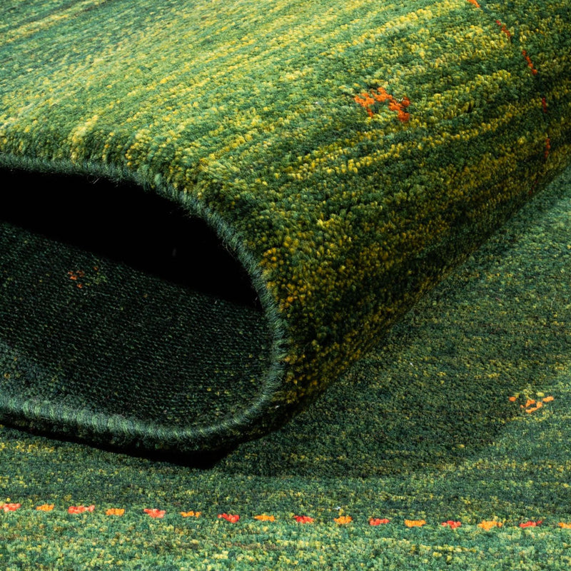 Gabbeh Rug - Loribaft Perser - 191 x 153 cm - green