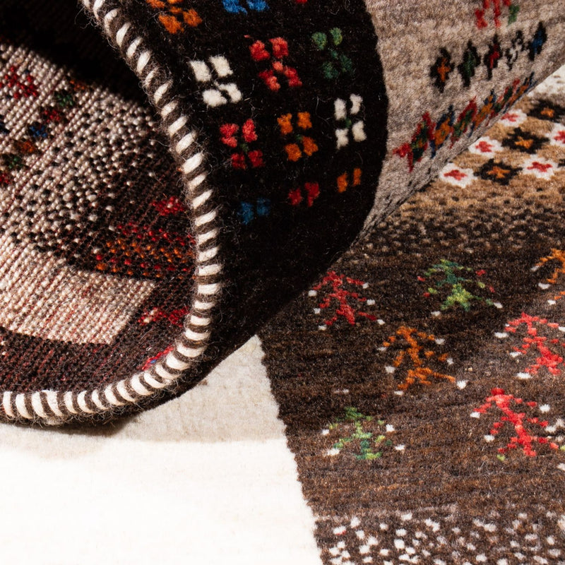 Gabbeh Rug - Loribaft Perser - Royal - 147 x 85 cm - grey