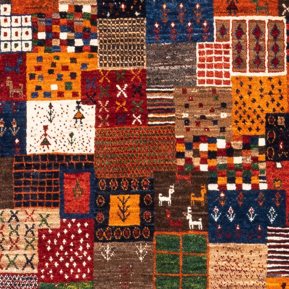 Gabbeh Rug - Loribaft Perser - Royal - 145 x 89 cm - multicolored