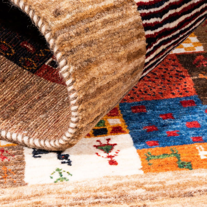 Gabbeh Rug - Loribaft Perser - Royal - 145 x 89 cm - multicolored