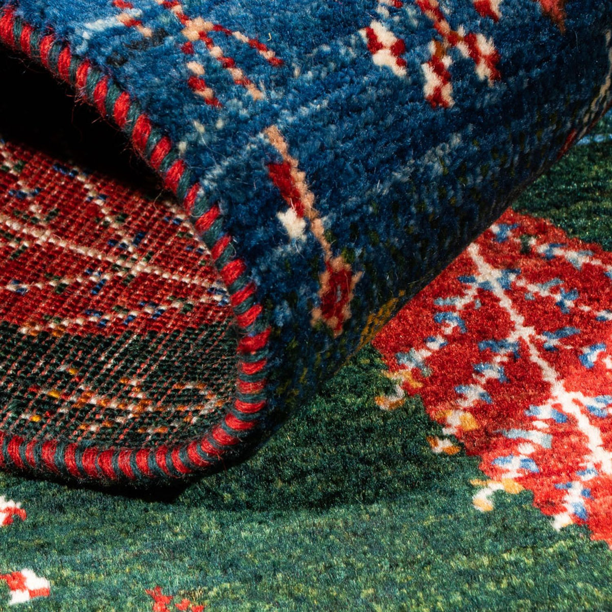 Gabbeh Rug - Loribaft Perser - Royal - 132 x 84 cm - multicolored