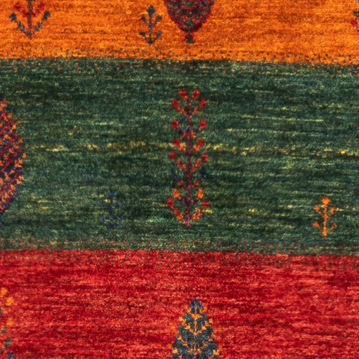 Gabbeh Rug - Loribaft Perser - Royal - 138 x 84 cm - multicolored