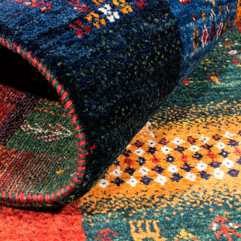Gabbeh Rug - Loribaft Perser - Royal - 154 x 110 cm - multicolored