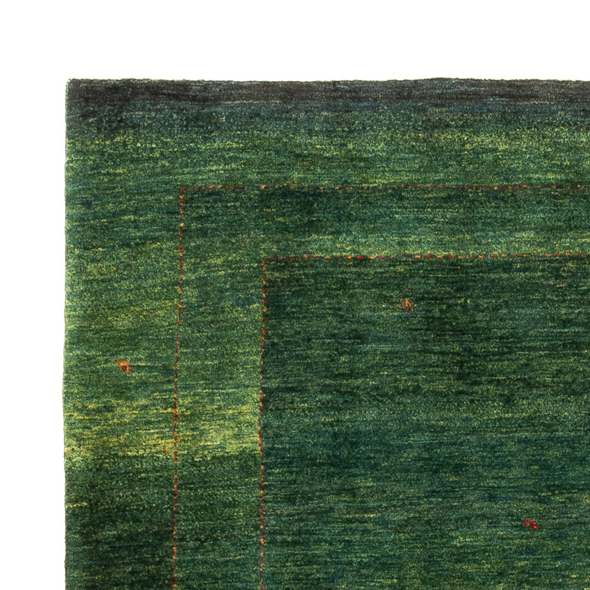 Gabbeh Rug - Loribaft Perser - 197 x 135 cm - green