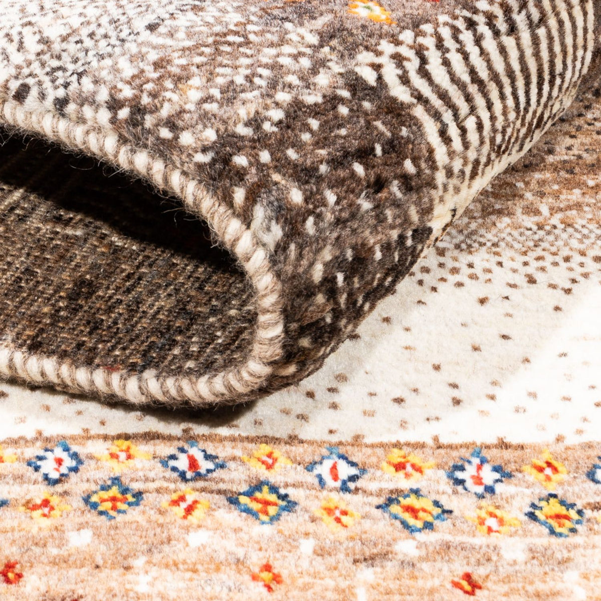 Gabbeh Rug - Loribaft Perser - Royal - 200 x 127 cm - natural