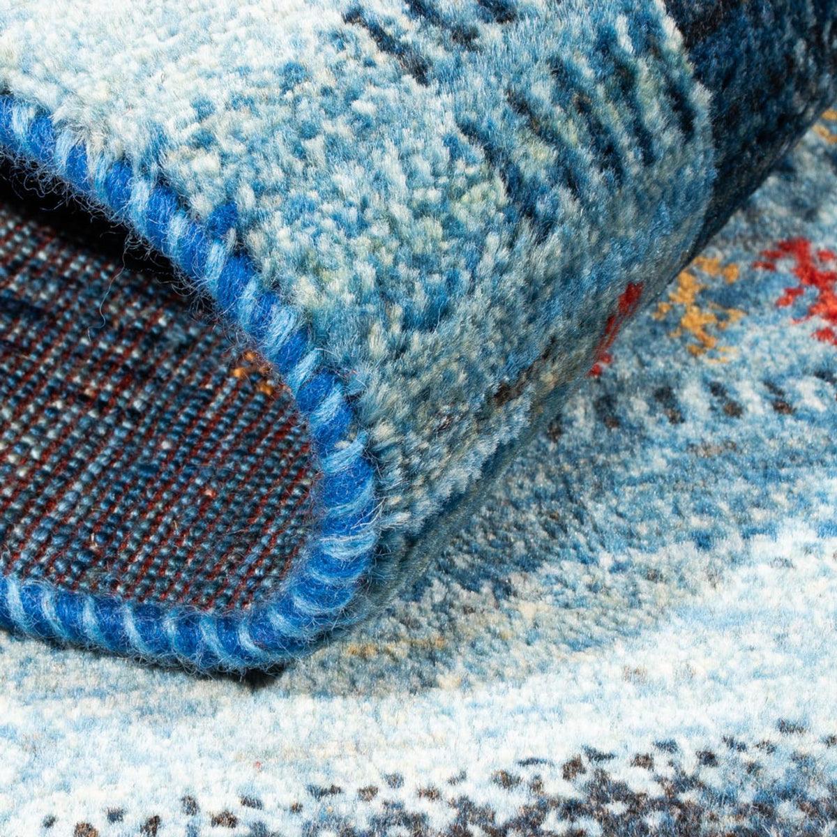 Gabbeh Rug - Loribaft Perser - Royal - 128 x 78 cm - blue