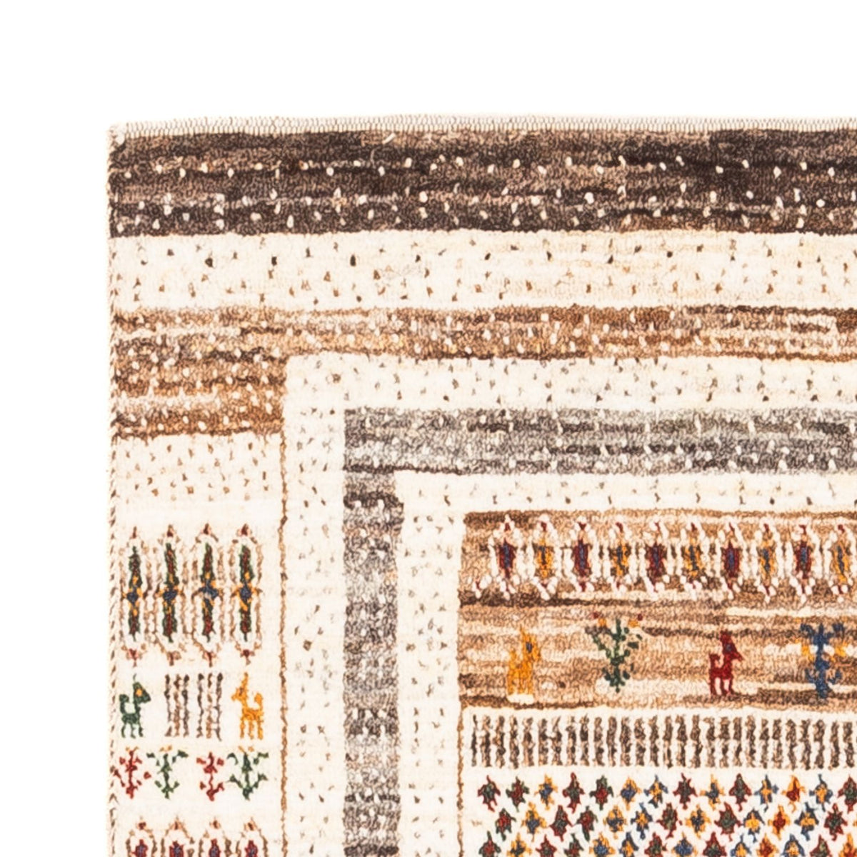 Gabbeh Rug - Loribaft Perser - Royal - 117 x 76 cm - multicolored