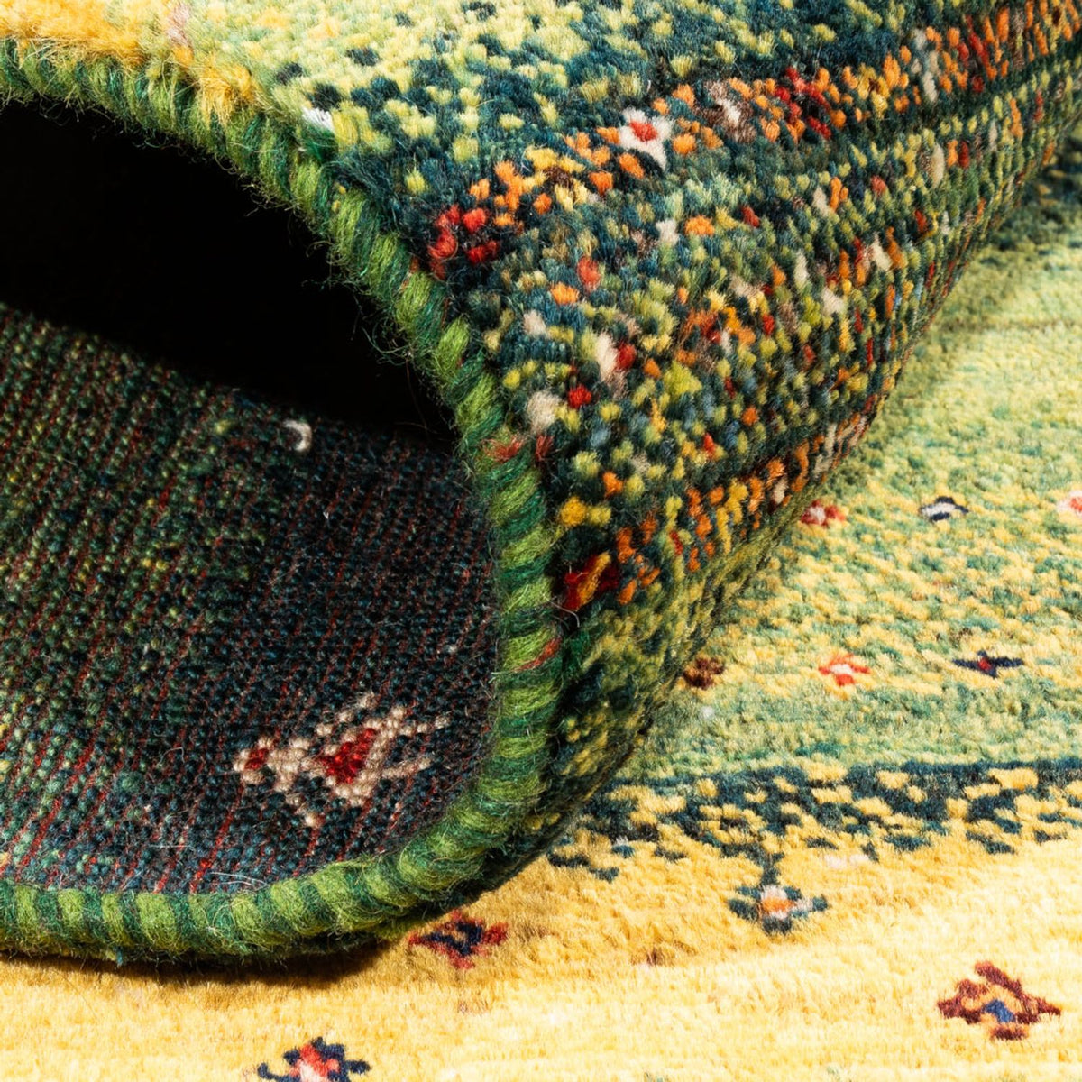 Gabbeh Rug - Loribaft Perser - Royal - 131 x 86 cm - multicolored