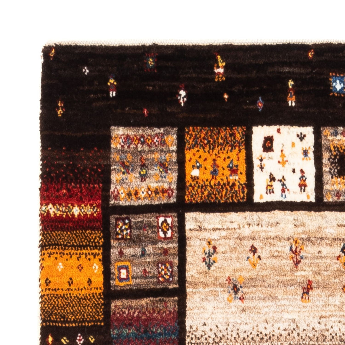 Gabbeh Rug - Loribaft Perser - Royal - 136 x 87 cm - multicolored