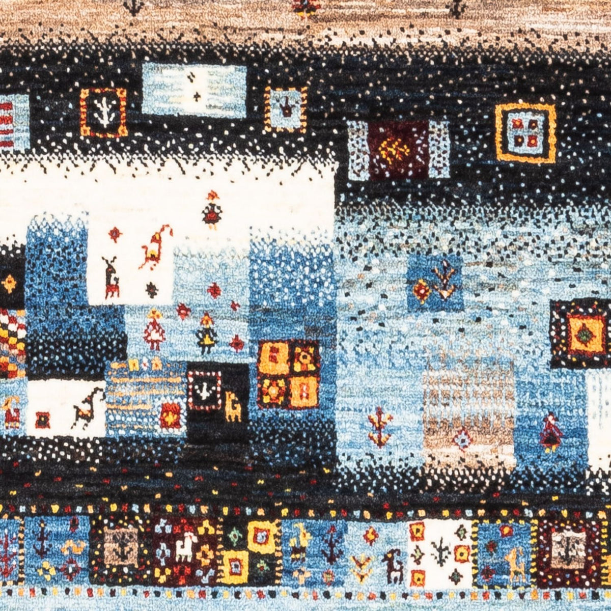 Gabbeh Rug - Loribaft Perser - Royal - 141 x 87 cm - multicolored