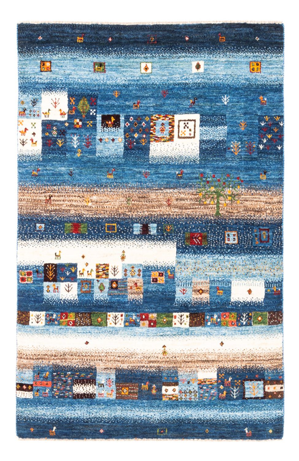 Gabbeh Rug - Loribaft Perser - Royal - 154 x 103 cm - multicolored