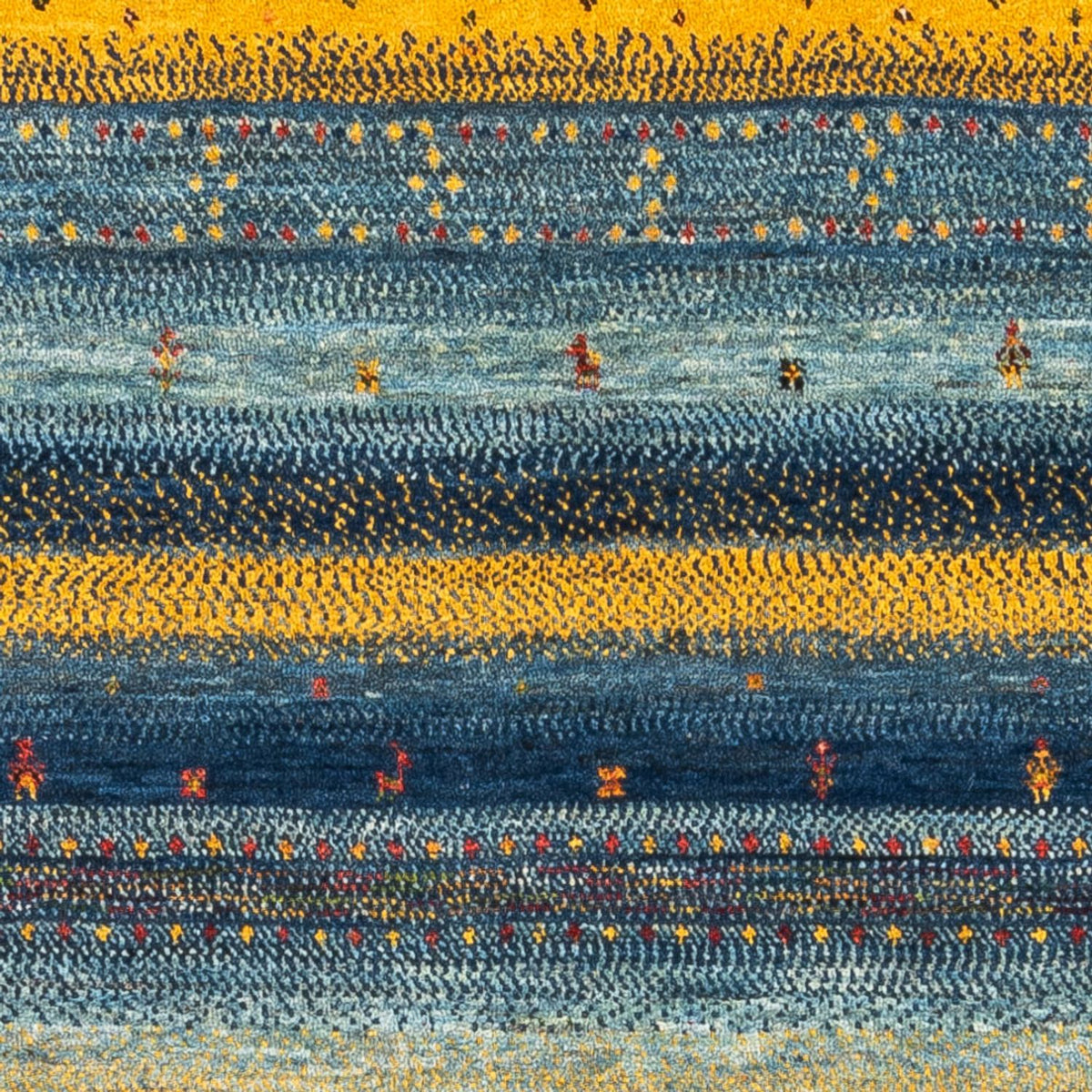 Gabbeh Rug - Loribaft Perser - Royal - 130 x 88 cm - multicolored