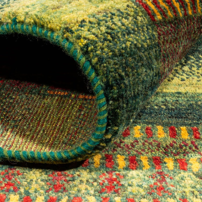 Gabbeh Rug - Loribaft Perser - Royal - 192 x 165 cm - green