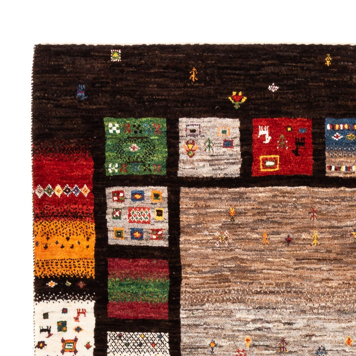 Gabbeh Rug - Loribaft Perser - Royal - 214 x 156 cm - multicolored