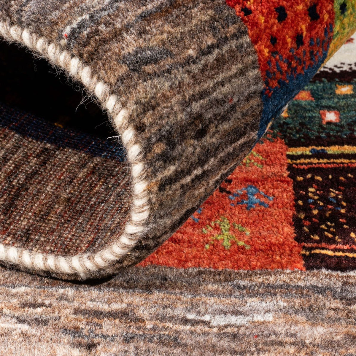 Gabbeh Rug - Loribaft Perser - Royal - 106 x 81 cm - multicolored