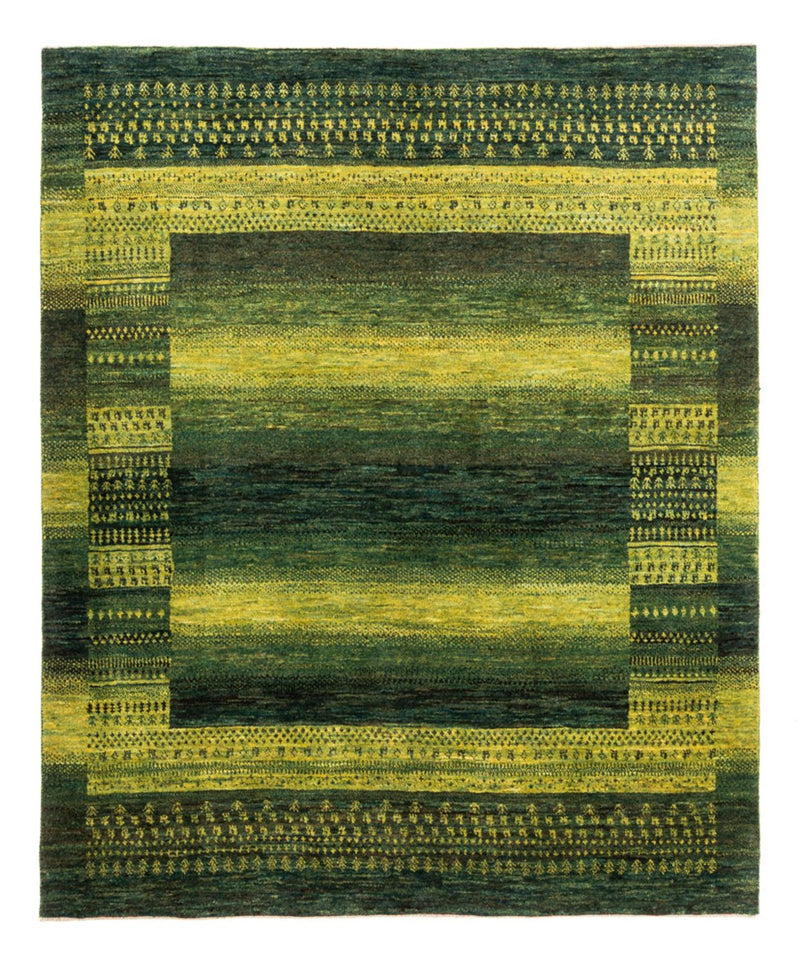 Gabbeh Rug - Loribaft Perser - Royal - 196 x 165 cm - green