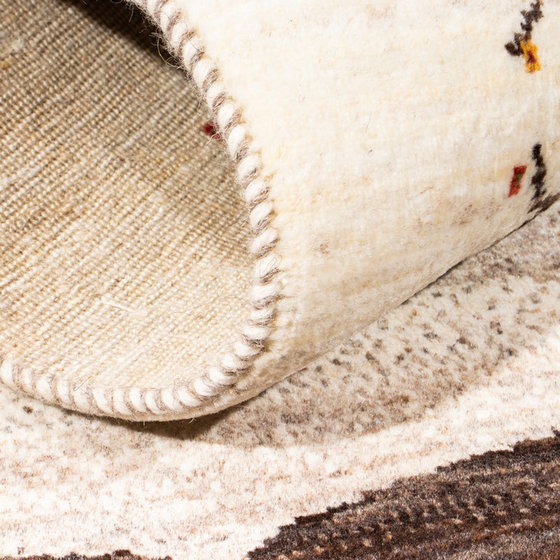 Gabbeh Rug - Loribaft Perser - Royal - 132 x 84 cm - cream