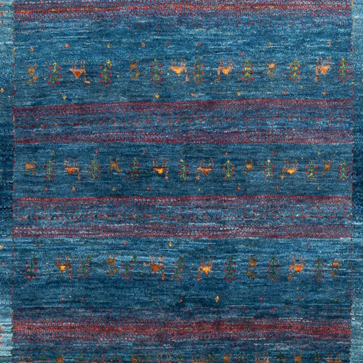 Gabbeh Rug - Loribaft Perser - 200 x 147 cm - blue