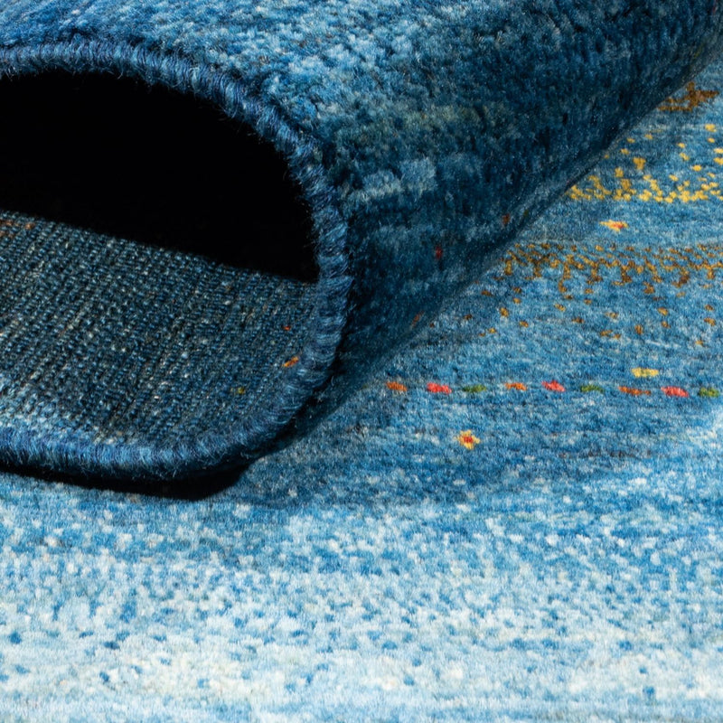 Gabbeh Rug - Loribaft Perser - 200 x 147 cm - blue