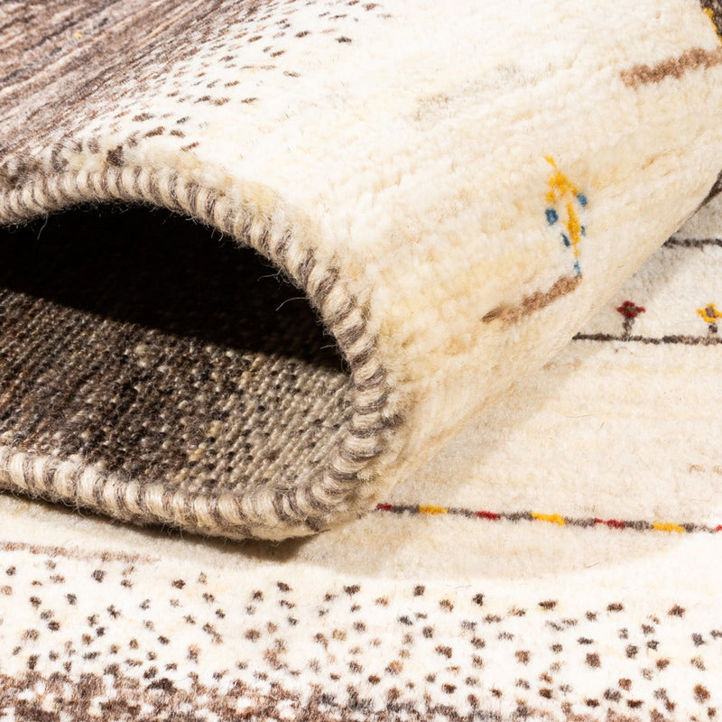 Gabbeh Rug - Loribaft Perser - 202 x 154 cm - natural