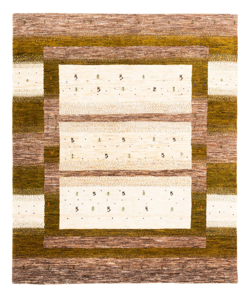 Gabbeh Rug - Loribaft Perser - 205 x 171 cm - natural