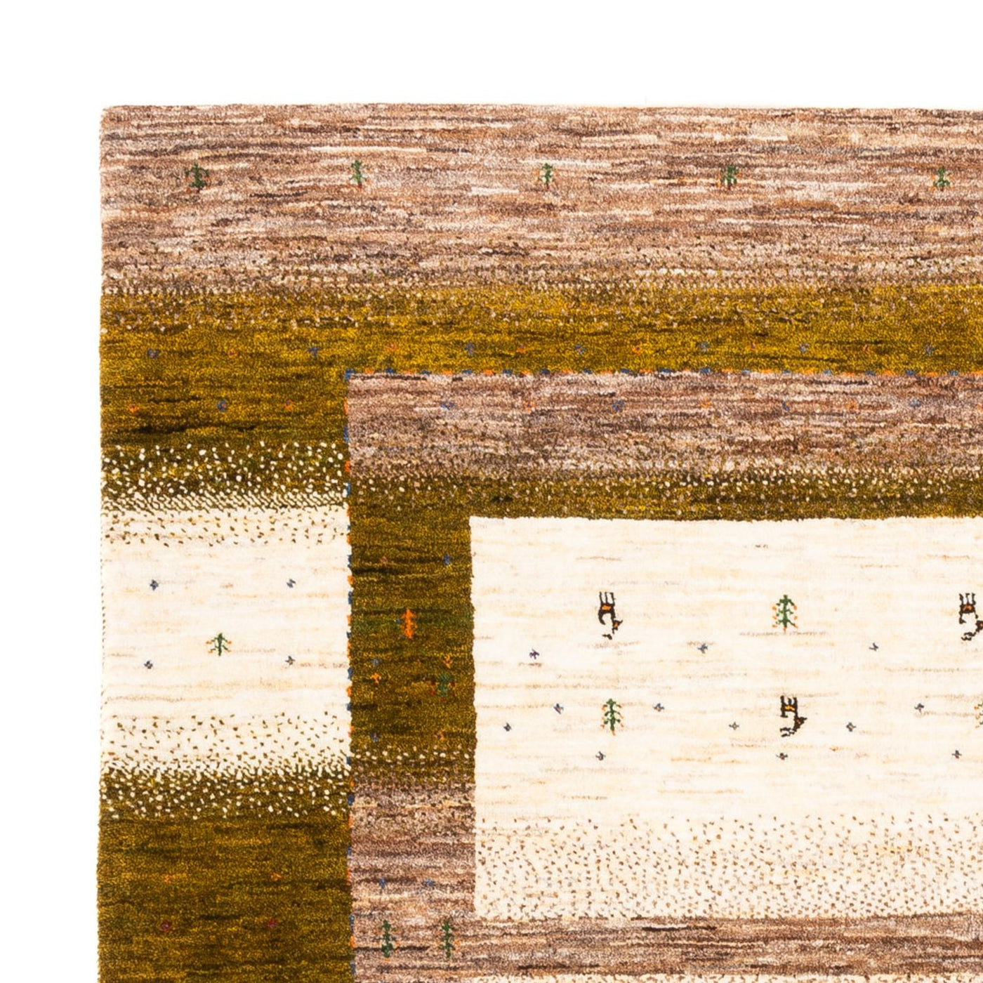 Loribaft Rug 205x171cm - Perserteppich Wollteppich