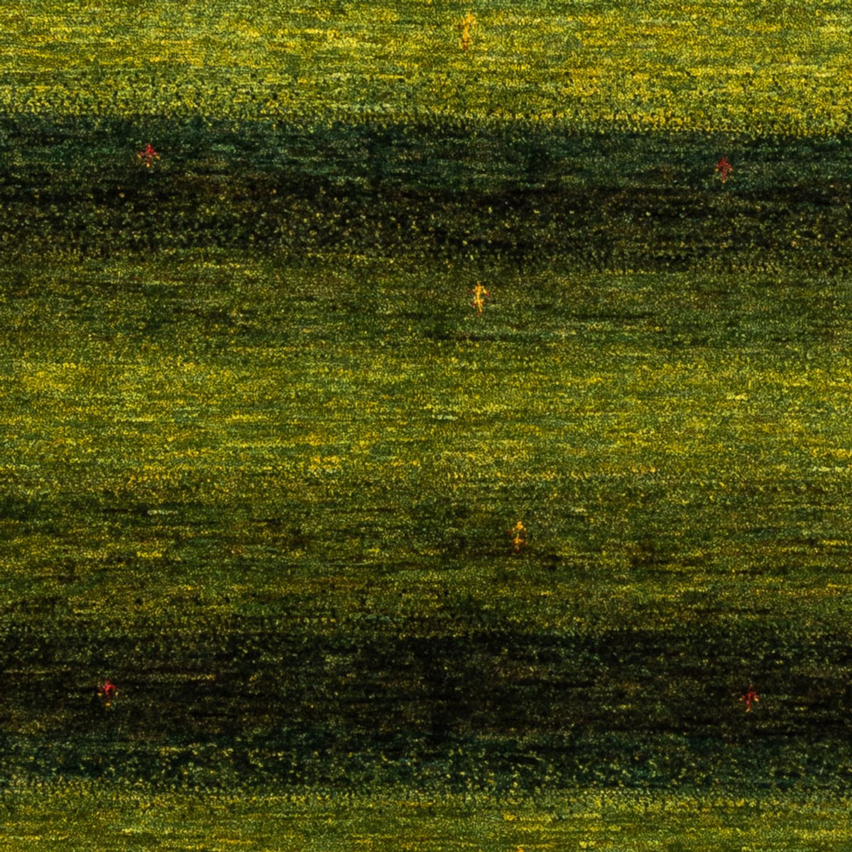 Gabbeh Rug - Loribaft Perser - 213 x 153 cm - green