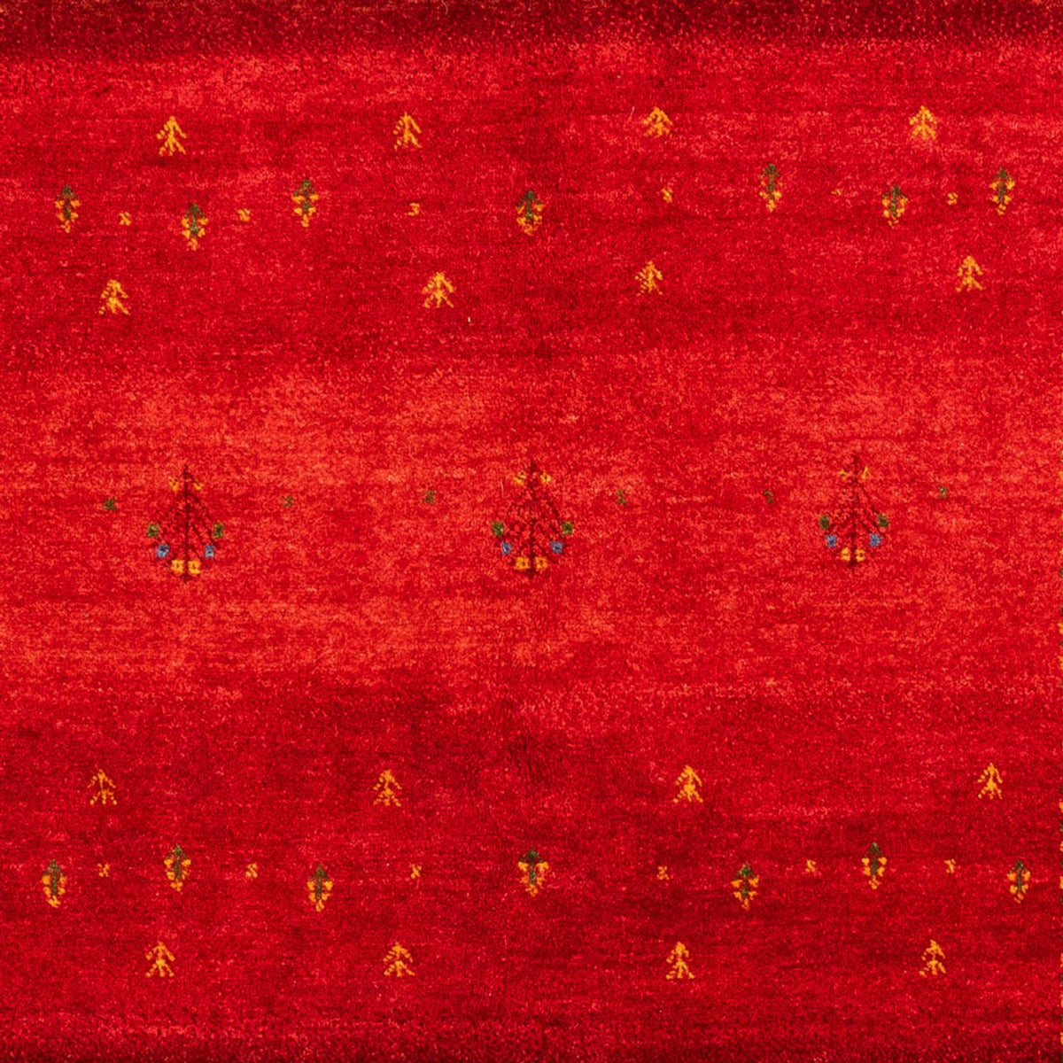 Gabbeh Rug - Loribaft Perser - 206 x 156 cm - red